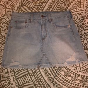 American Eagle Light Wash Skirt